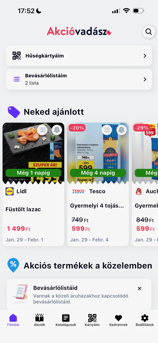 Akcióvadász főoldal