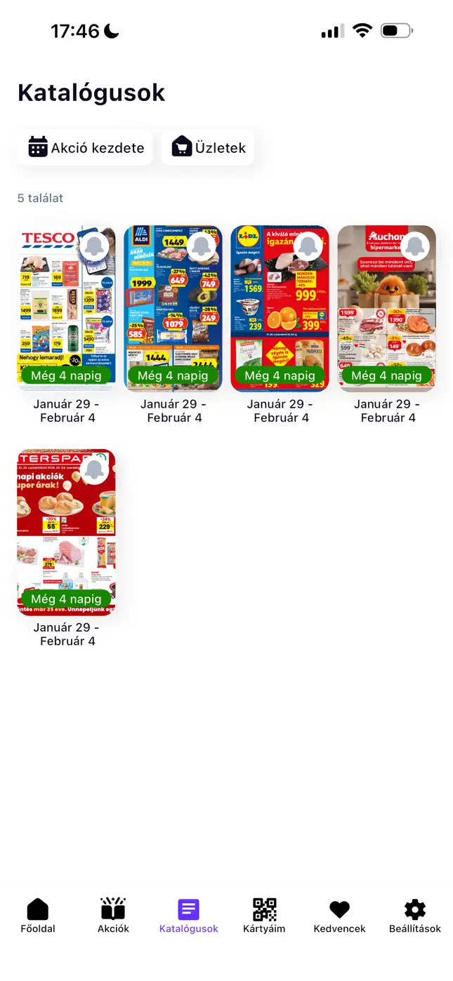 Akcióvadász katalógusok